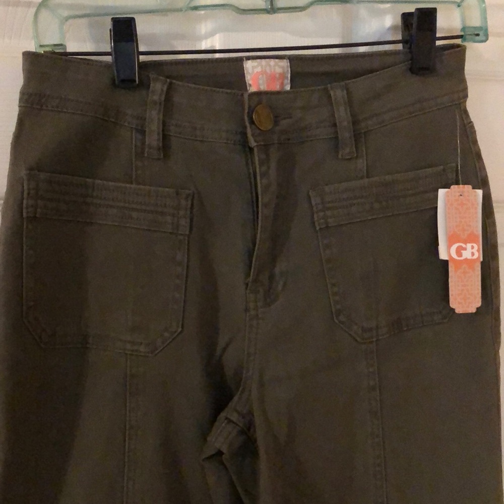 NWT GB olive bell bottoms size 7